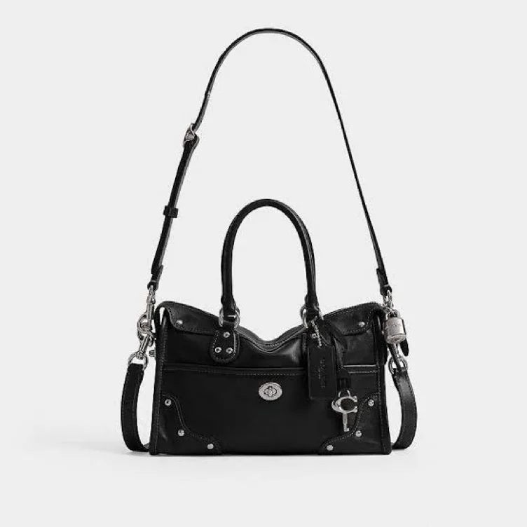 Coach Rhyder 24 Black/Silver Bag