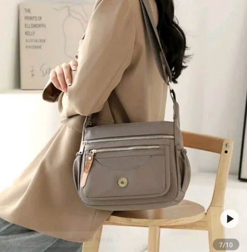 1 pieza Bolso color gris