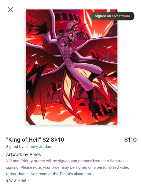 Jeremy Jordan Autograph fund