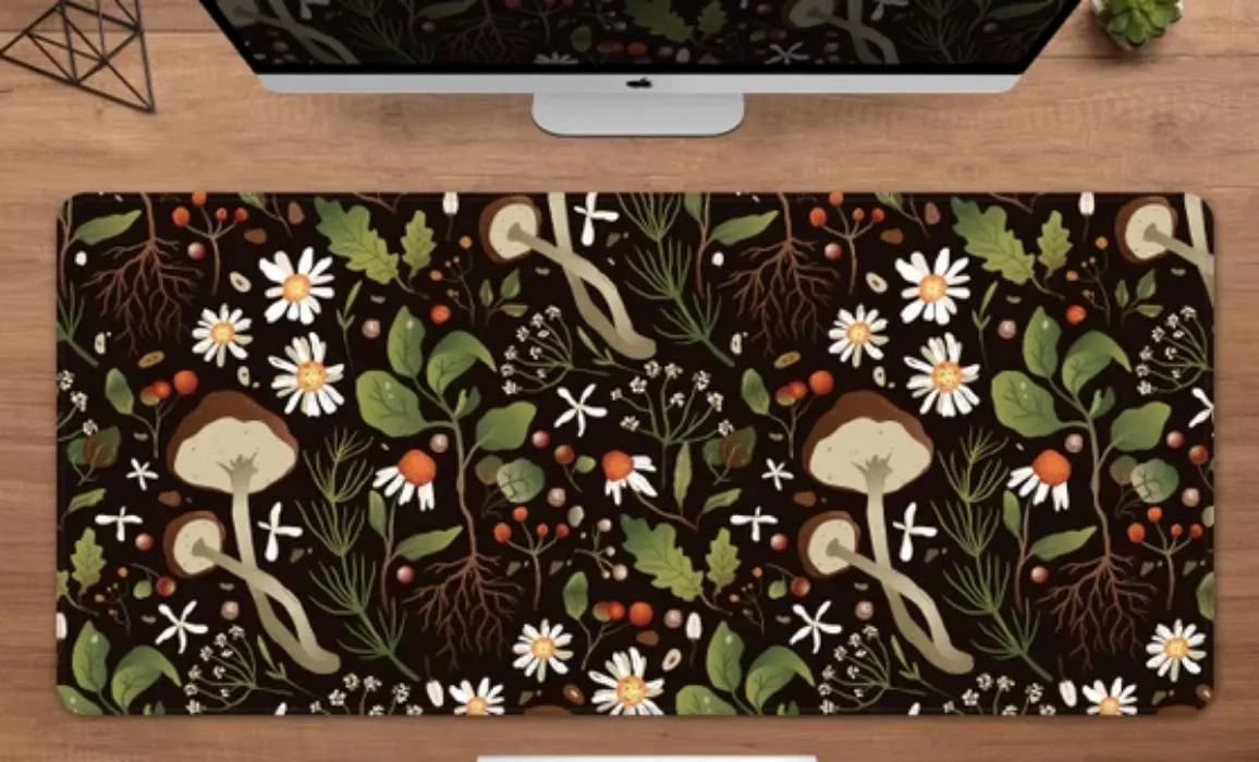 Mushroom Desk Mat