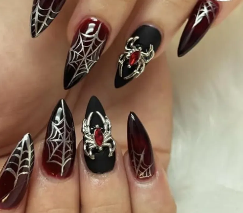 🍄Press on Nails - Spiders🍄