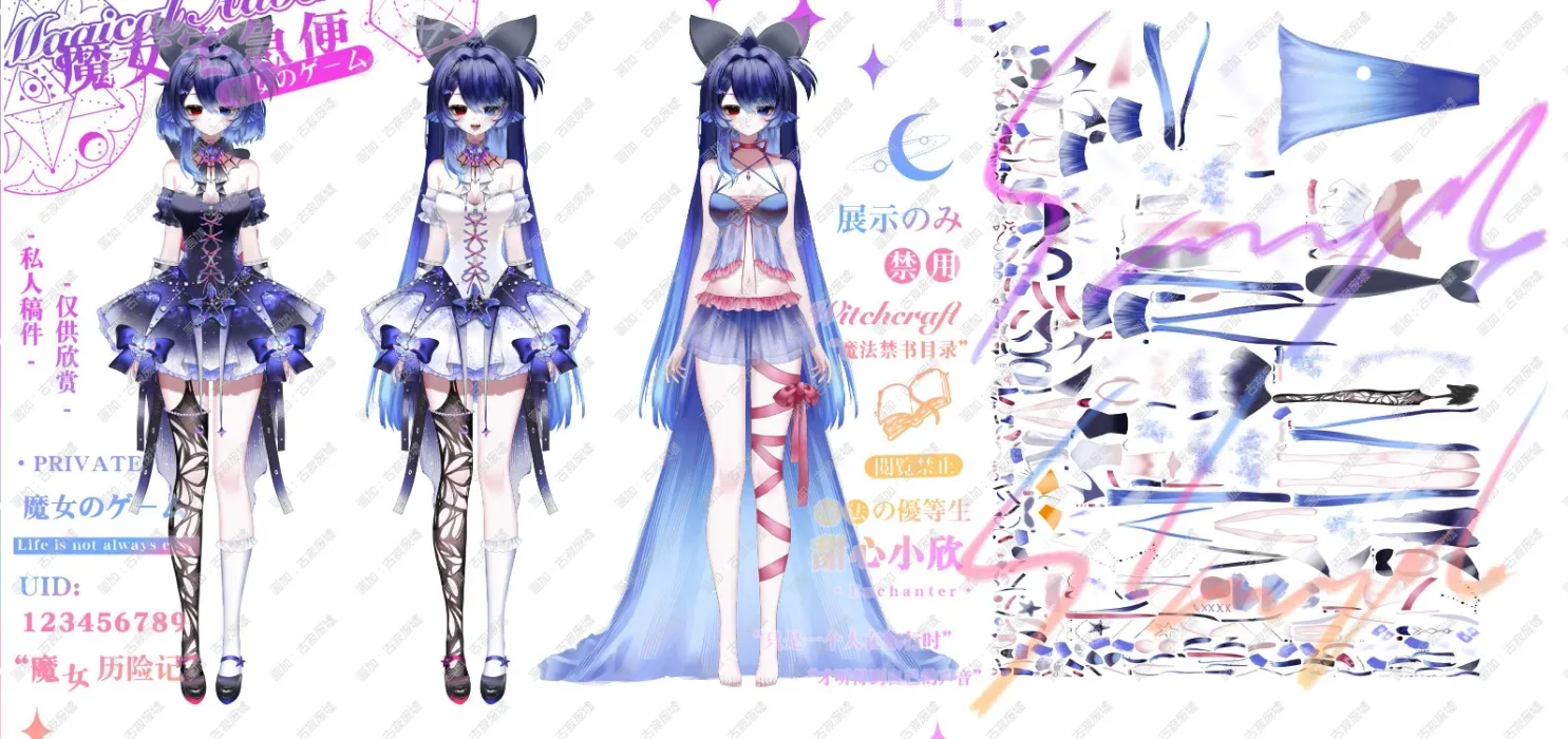 Vtuber Model Art/Splitting