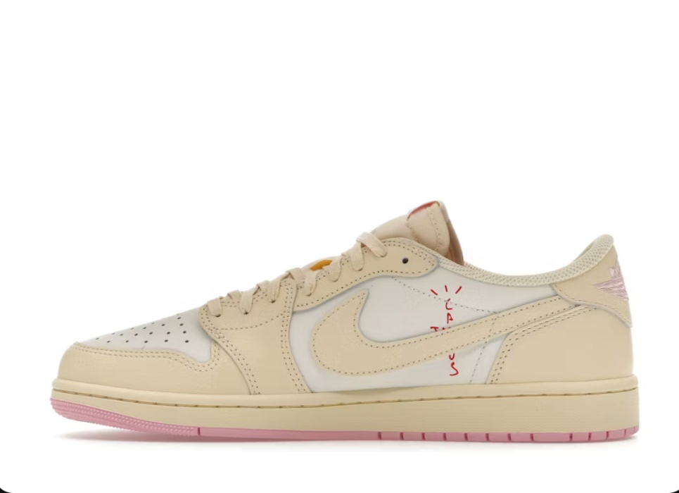 Jordan 1 Retro Low OG SP Travis Scott Shy Pink