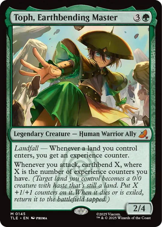 Toph, Earthbending Master (Single card)
