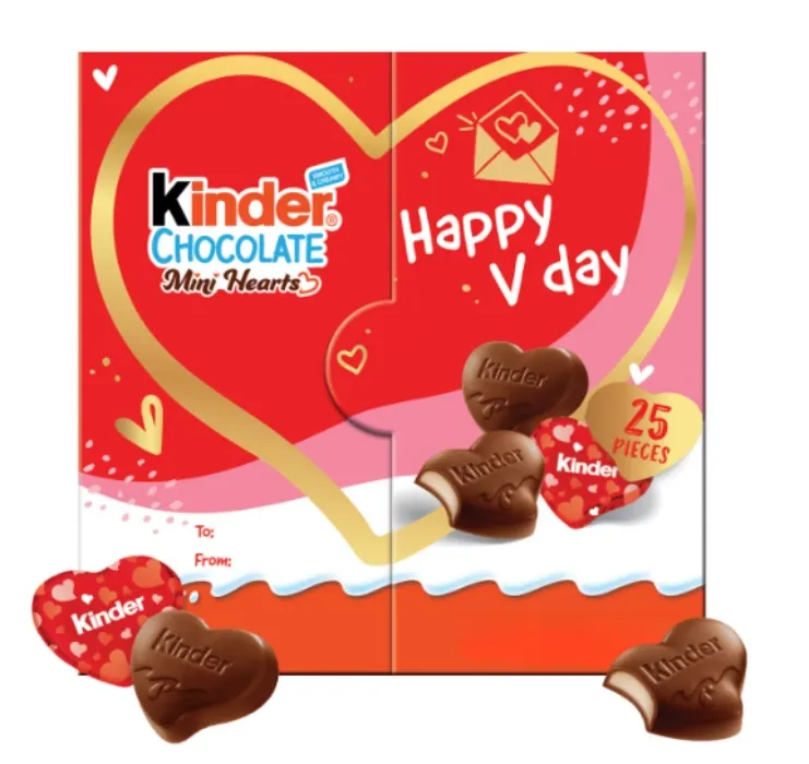 Kinder Chocolate Mini Hearts Gift Box