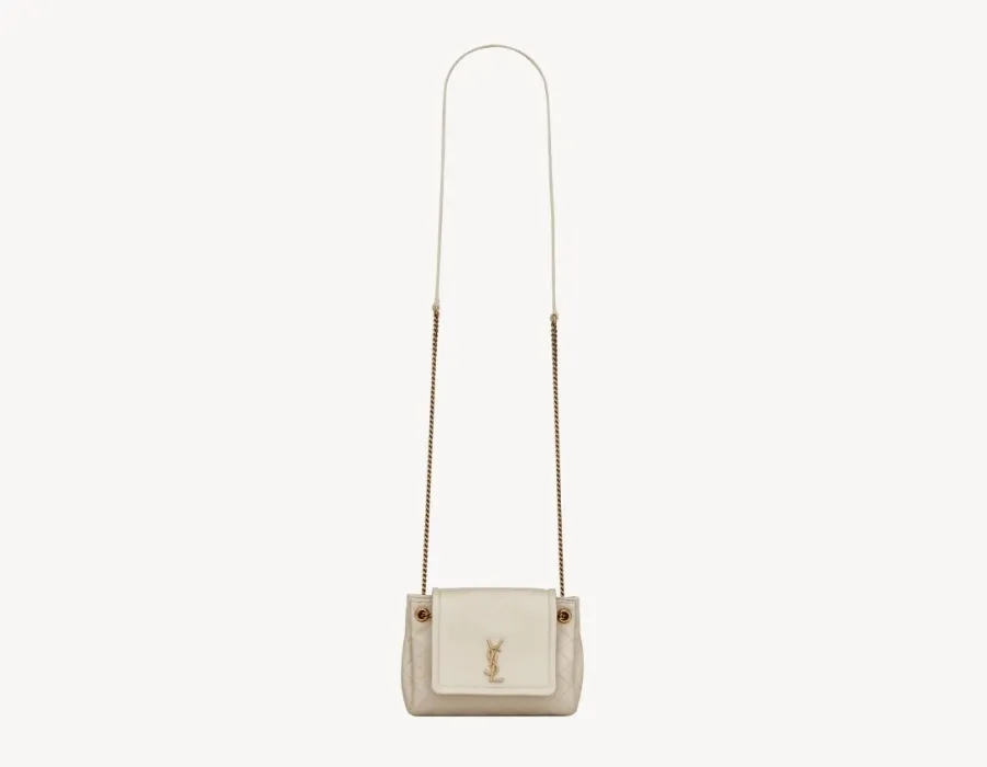 YSL White Purse