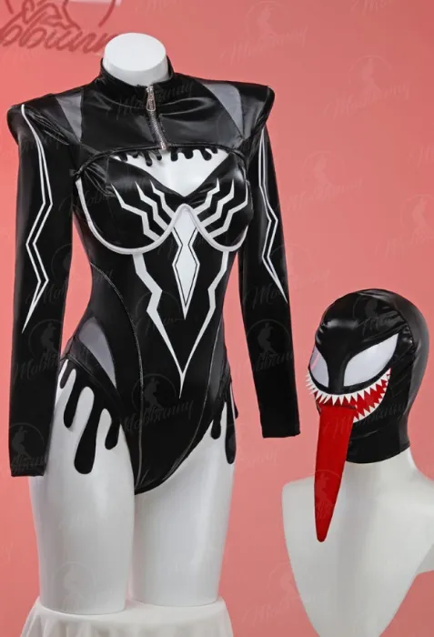 Eddie Derivative Lingerie Set Bodysuit with Gloves Headgear