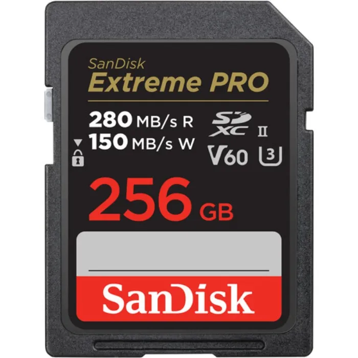 SanDisk 256GB Extreme PRO UHS-II SDXC Memory Card (2-Pack)