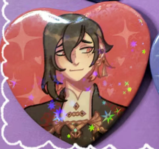 NU: Carnival Heart Button