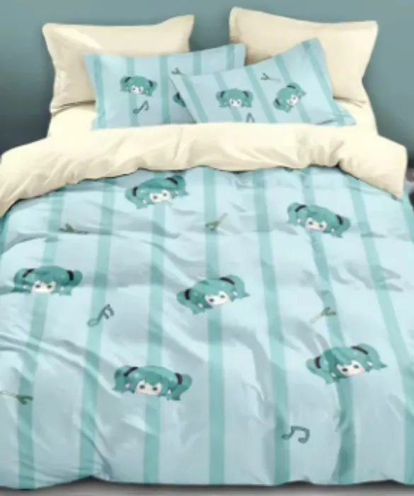 Hatsunes Miku bedding 150x200cm with pillows ദ്ദി╥ ᴗ ╥)