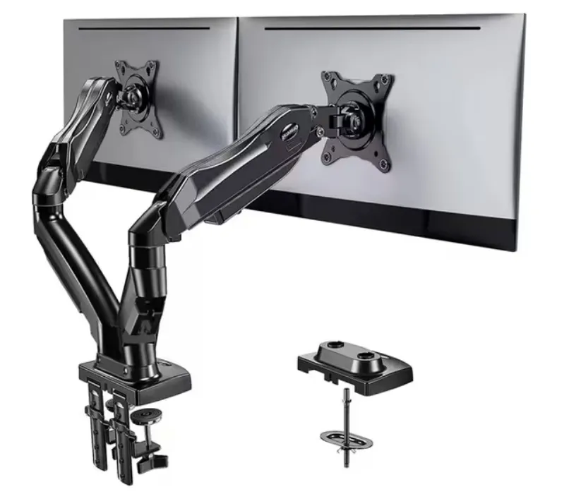 Huanuo HNDS6W 13"-30" Monitor Stand for 2 Monitors - Black