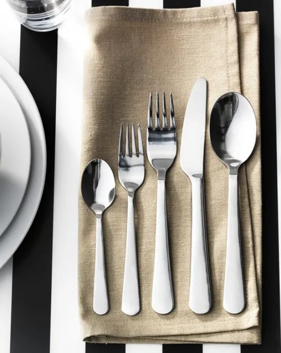 Ikea 20-piece flatware set, stainless steel