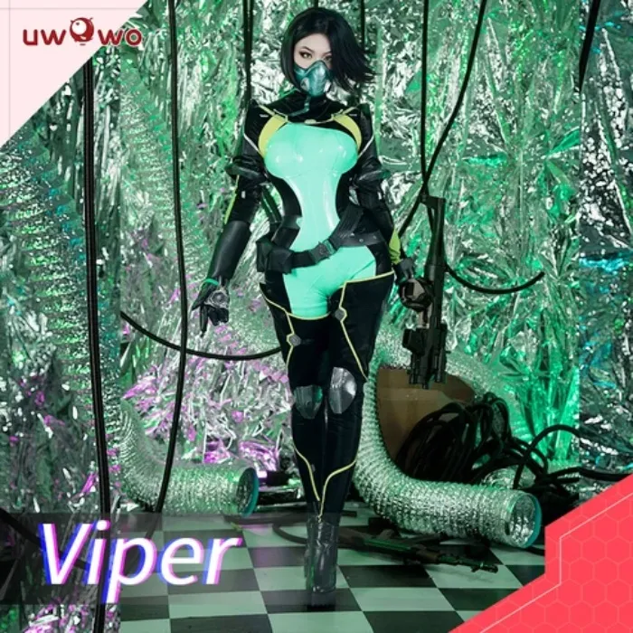 INSTOCK S-3XL Uwowo Valorant Viper Plugsuit Bodysuit Cosplay Costume | 【In Stock】XL