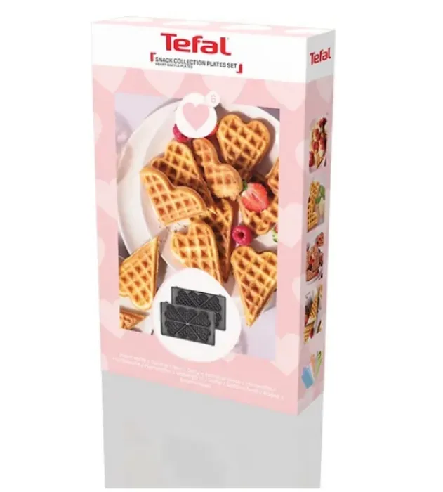 Tefal Snack Collection paistolevyt: 6 Sydänvohvelit