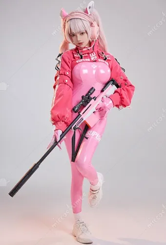 Nikke: The Goddess of Victory International Alice Cosplay Costume Bodysuit Set