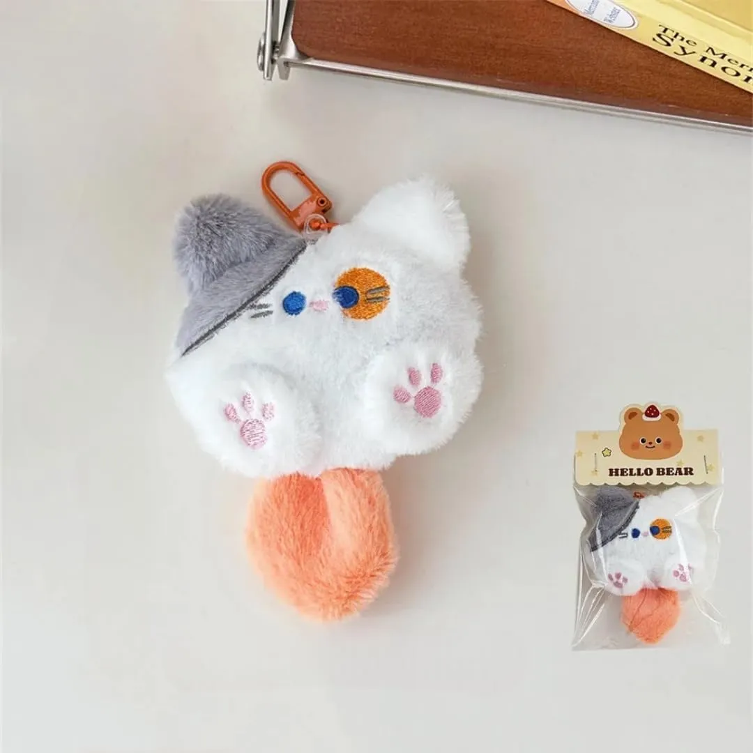 Kawaii Keychain Cute Plush Cat