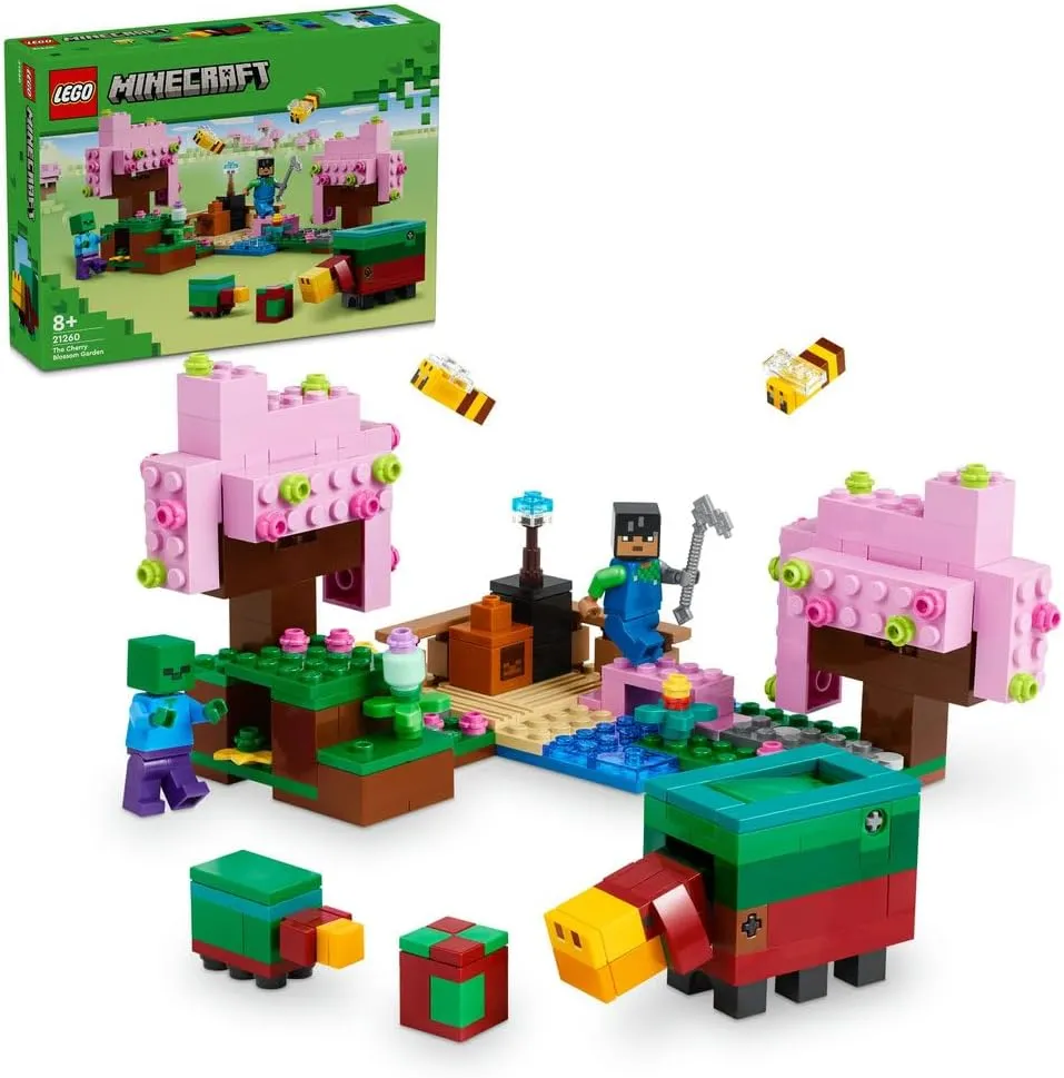 LEGO Minecraft The Cherry Blossom Garden Building