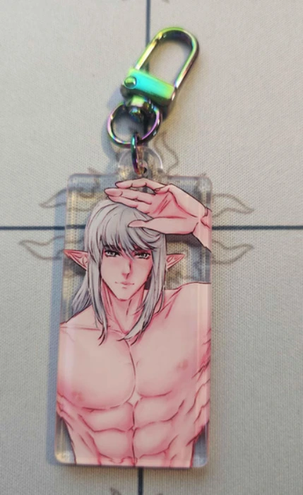 FFXIV selfie keychain