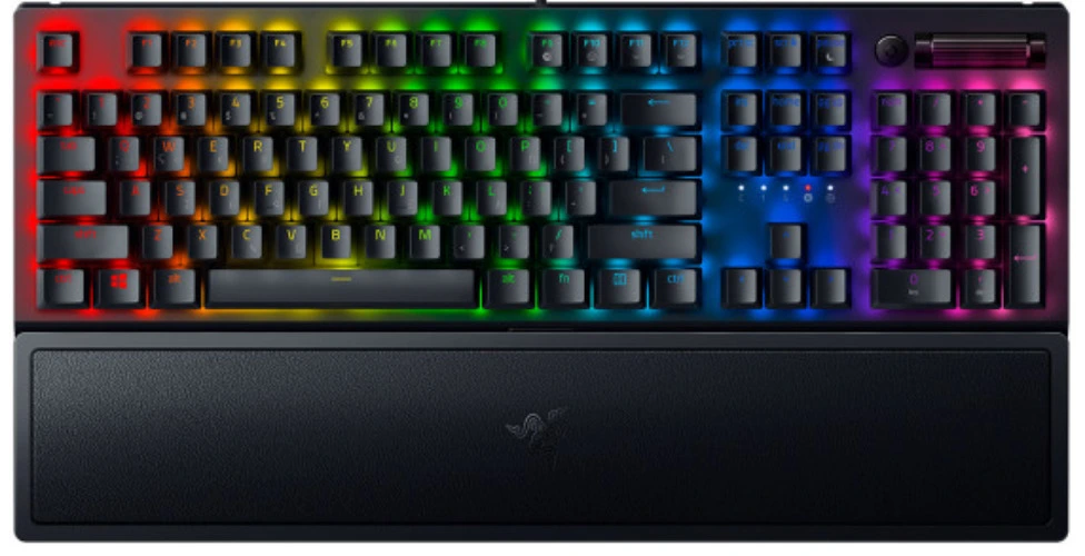 Razer BlackWidow V3 Mechanical Keyboard Green Switch Wrist Rest GR Layout - (RZ03-03541200-R3P1)