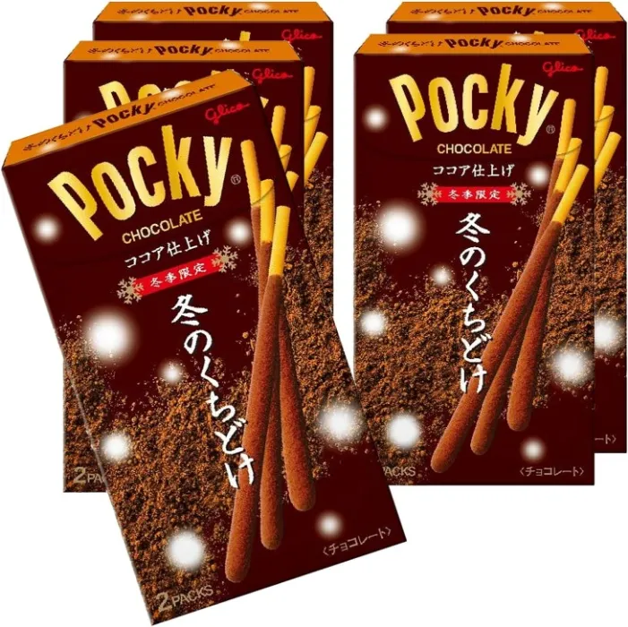 Pocky matcha chocolate glico 2 bags x 5 boxes