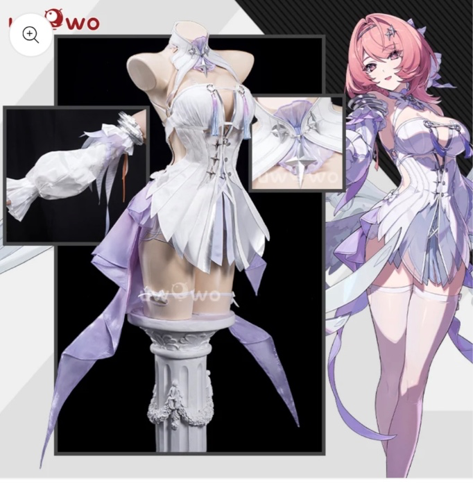 Zenless Zone Zero/ZZZ Remielle Dan White Angel Cosplay Costume - $72 — Offer valid Jul 29 – Aug 29 only / 【Pre-sale】S