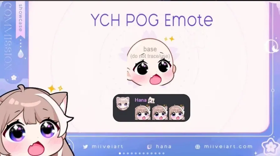 Animated YCH POG Emote