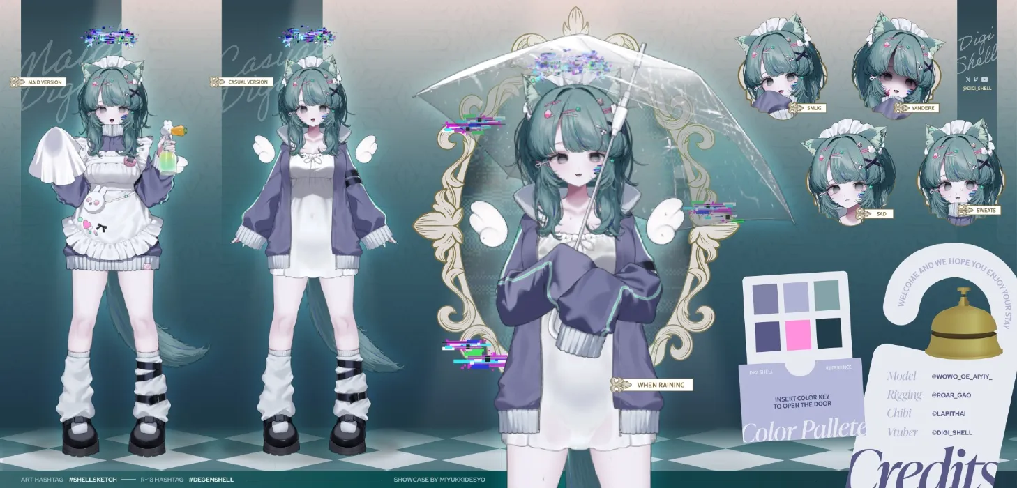 Digi Live2D New Outfit (Kowloon Hotel Branch)