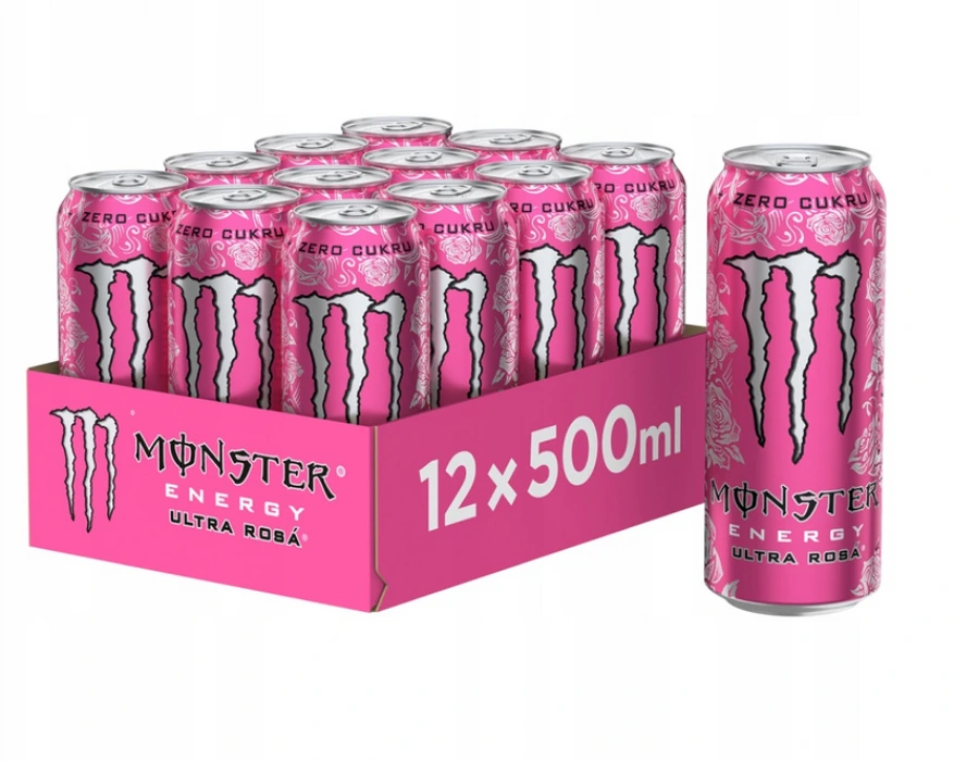 12 x 500 ml Monster Energy Ultra Rosa