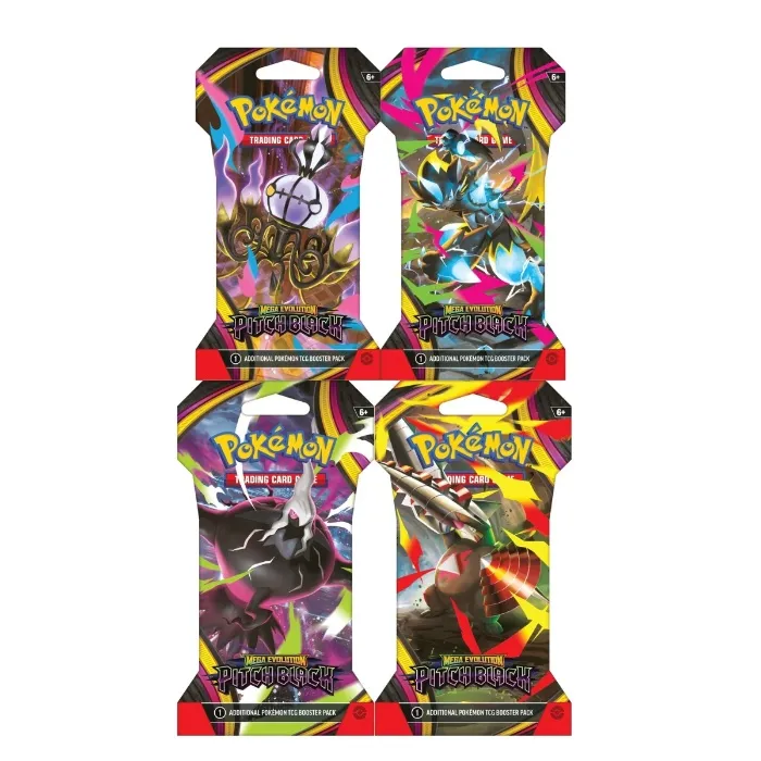 Pokemon Booster Pack Art Bundle Pitch black set
