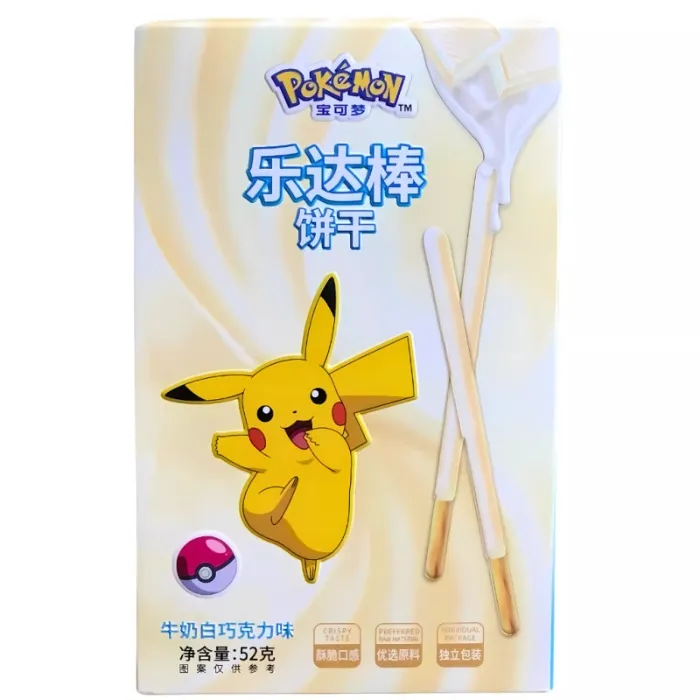 Pocky Pikachu & Psyduck Milk WhiteChocolate Sticks (1.83oz) |