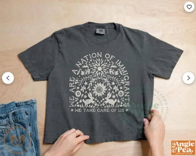 We are a nation of immigrants Boxy T