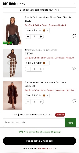 Pay for my new clothes 