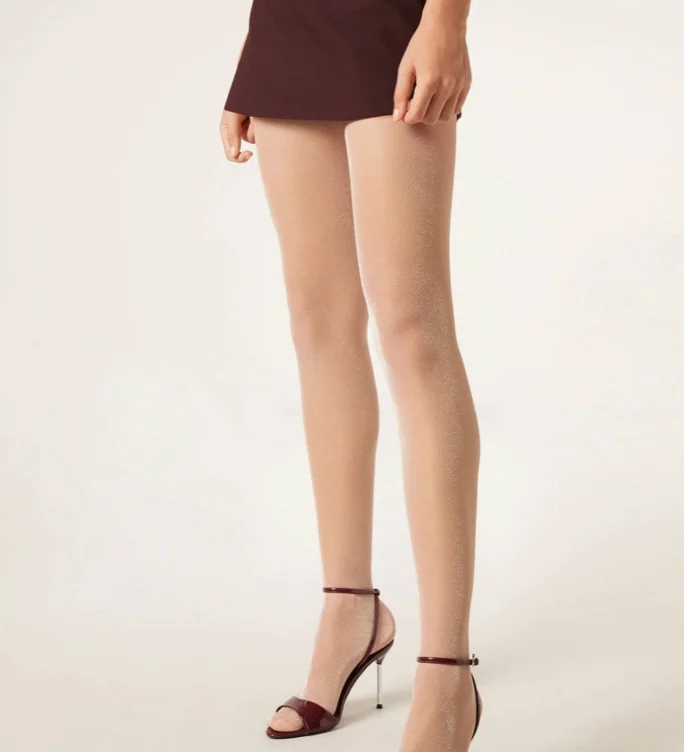 Panty Doorschijnend 20 Denier met Glitter