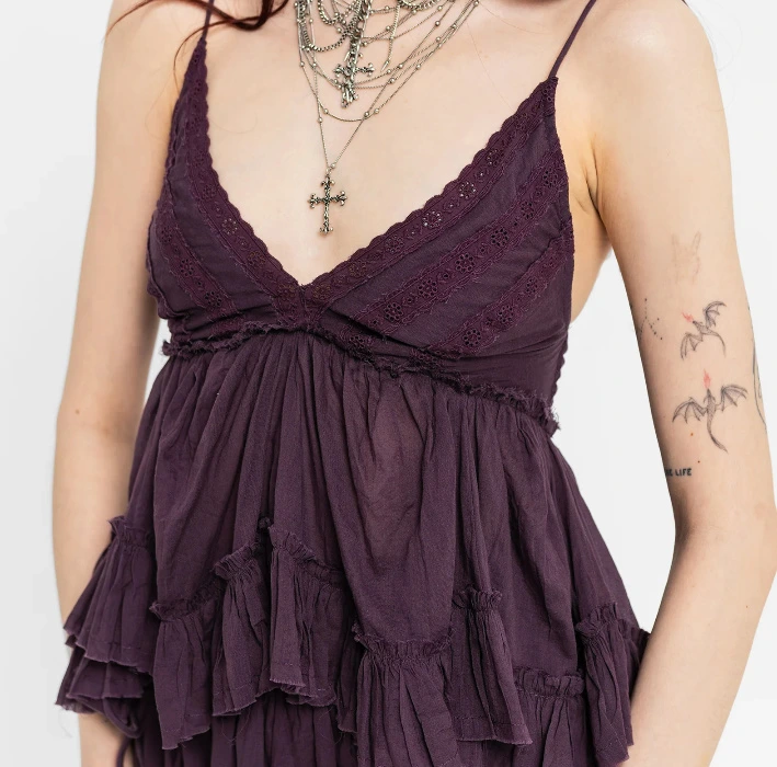 Eliza Textured Babydoll Cami