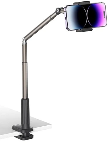 an overhead phone tripod