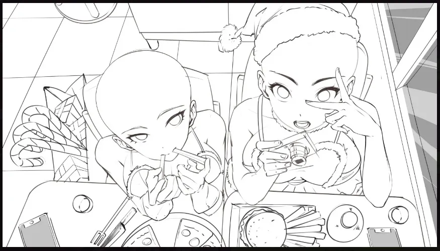 COUPLE CHRISTMAS YCH by AyakaKurenaii 