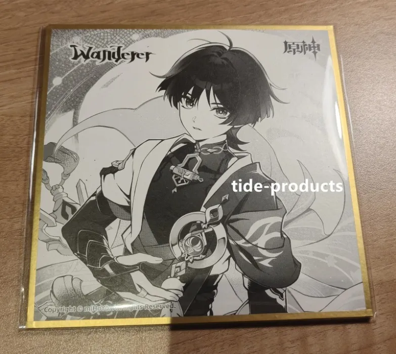 miHoYo Genshin Impact FES 2026 Neuvillette Kaveh Wanderer Paper Card Shikishi