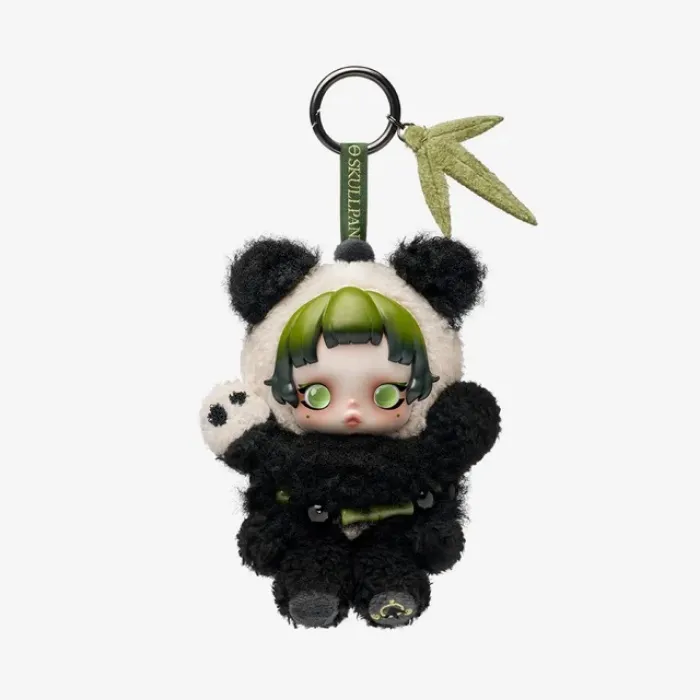 SKULLPANDA Lazy Panda Plush Pendant
