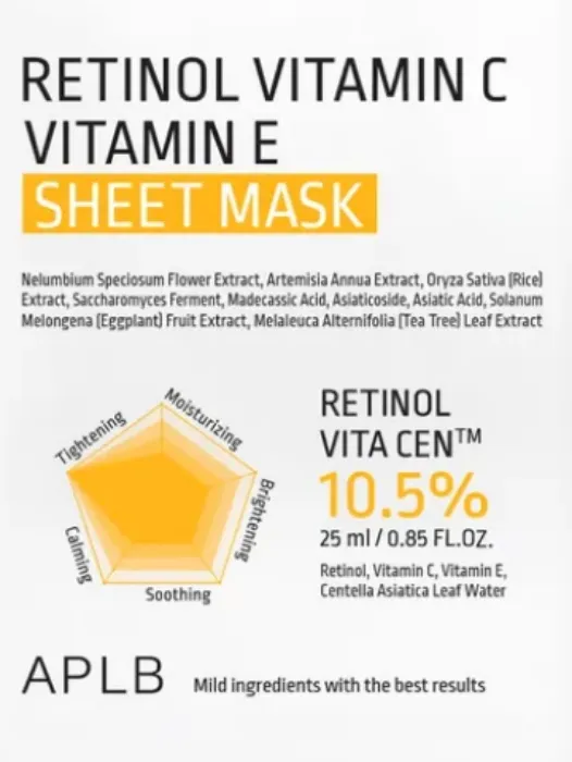 APLB - Mascarilla Facial Retinol y demás