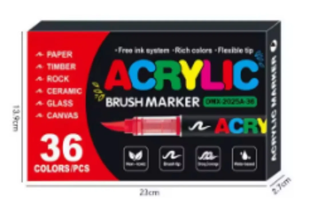 Marcadores de pintura acrílica