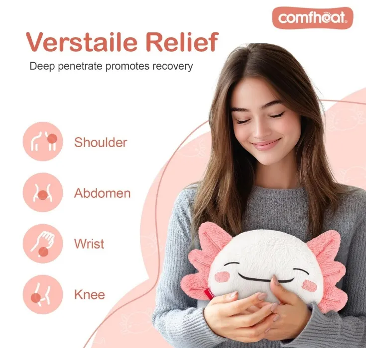 comfheat Axolotl Heating microwave pillow