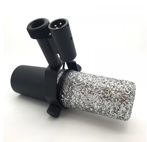 Glitter Mic Windshield ✨