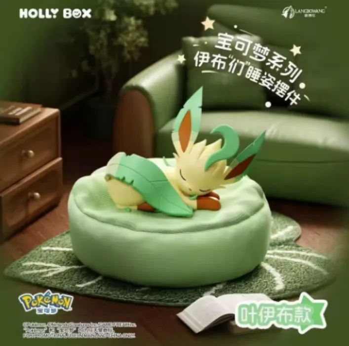 Novo em estoque genuíno pokemon posição de dormir eevee pikachu caixa cega bonito item decorativo presente - AliExpress 26
