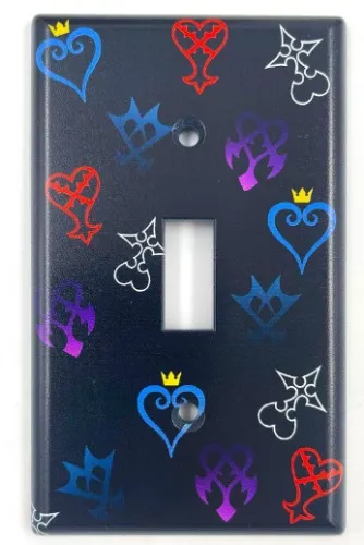 Kingdom Hearts Light Switch Cover: Symbols