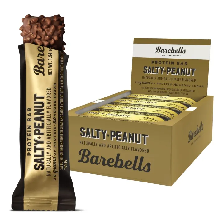 12-Pack Barebells Protein Bar – Salty Peanut