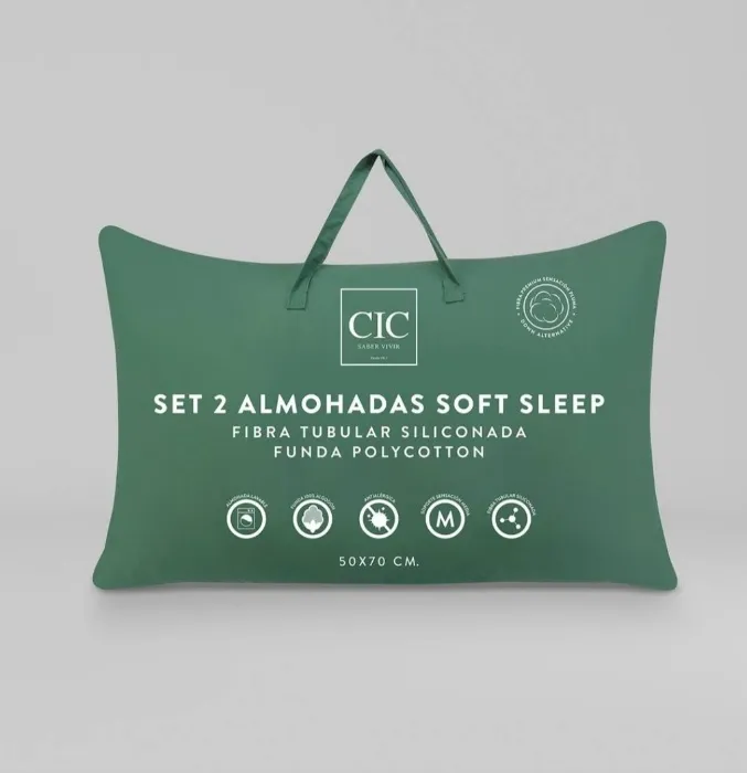 Set de 2 almohadas Soft Sleep CIC