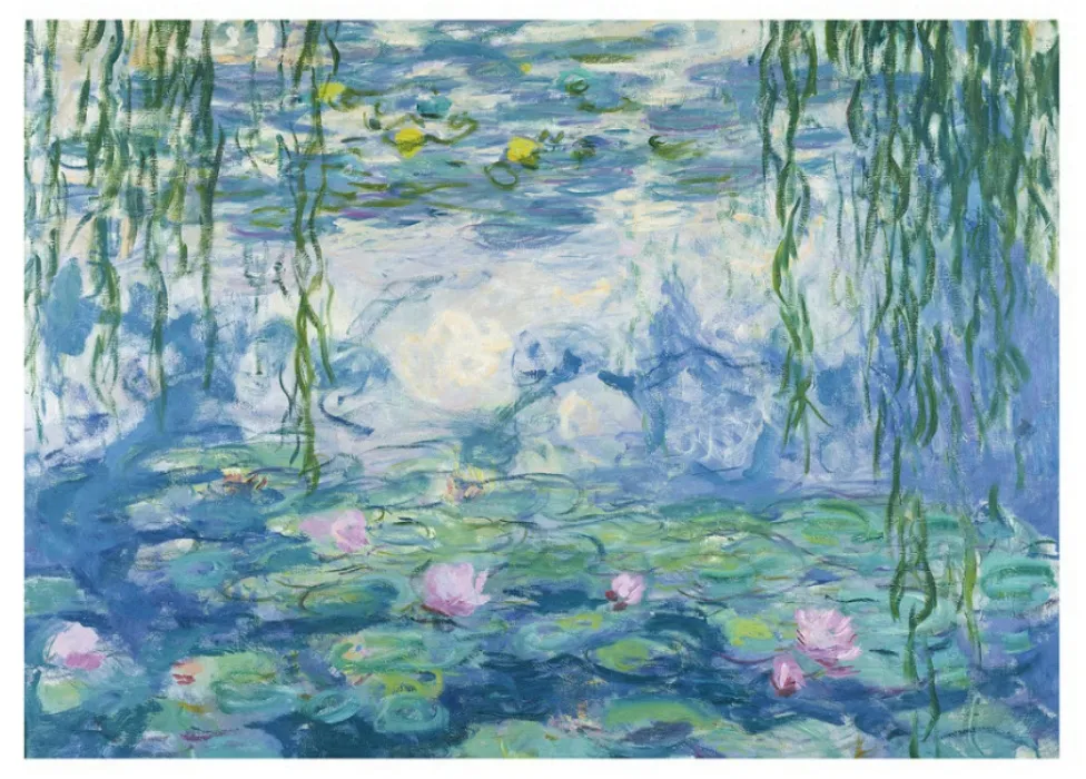 PJÄTTERYD Picture - Waterlilies, 1916 19 27 ½x19 ¾ "