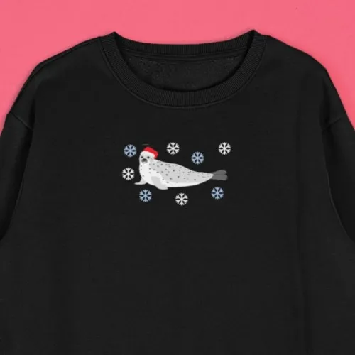 seal xmas jumper