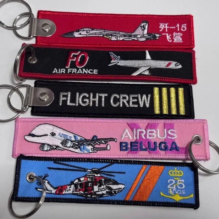 pink airbus beluga XL keyring