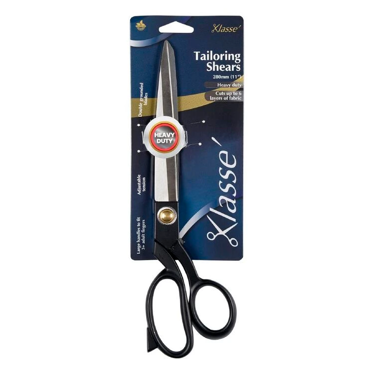 Klasse 11" Metal Tailoring Shears Black